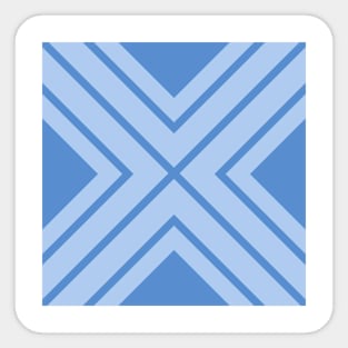 Blue Angular Sticker